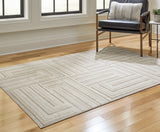 Darmondard Cream/Taupe Large Rug by Ashley at Eve Furniture