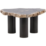 Darnell Coffee Table, Natural/Black by Dovetail at Eve Furniture