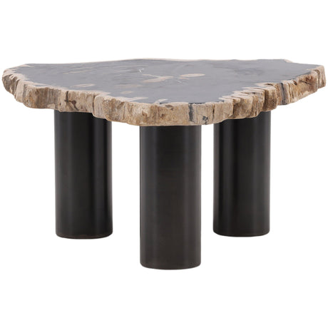 Darnell Coffee Table, Natural/Black by Dovetail at Eve Furniture