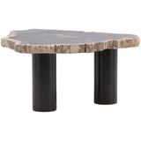 Darnell Coffee Table, Natural/Black by Dovetail at Eve Furniture