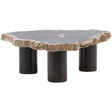 Darnell Coffee Table, Natural/Black by Dovetail at Eve Furniture