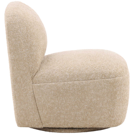 Darrel Swivel Chair, Sand by Dovetail at Eve Furniture