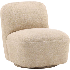 Darrel Swivel Chair, Sand by Dovetail at Eve Furniture
