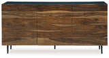 Darrey Natural/Brown Accent Cabinet by Ashley at Eve Furniture