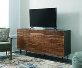 Darrey Natural/Brown Accent Cabinet by Ashley at Eve Furniture