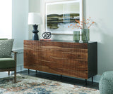 Darrey Natural/Brown Accent Cabinet by Ashley at Eve Furniture
