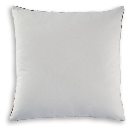 Darrman Ochre/Ivory Pillow by Ashley at Eve Furniture