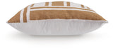 Darrman Ochre/Ivory Pillow by ASHLEY FURNITURE at Eve Furniture