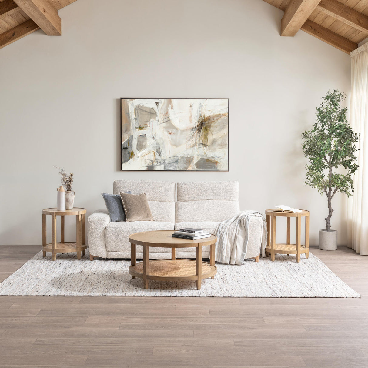 Darrow Ivory Reclining Sofa by Classic Home at Eve Furniture