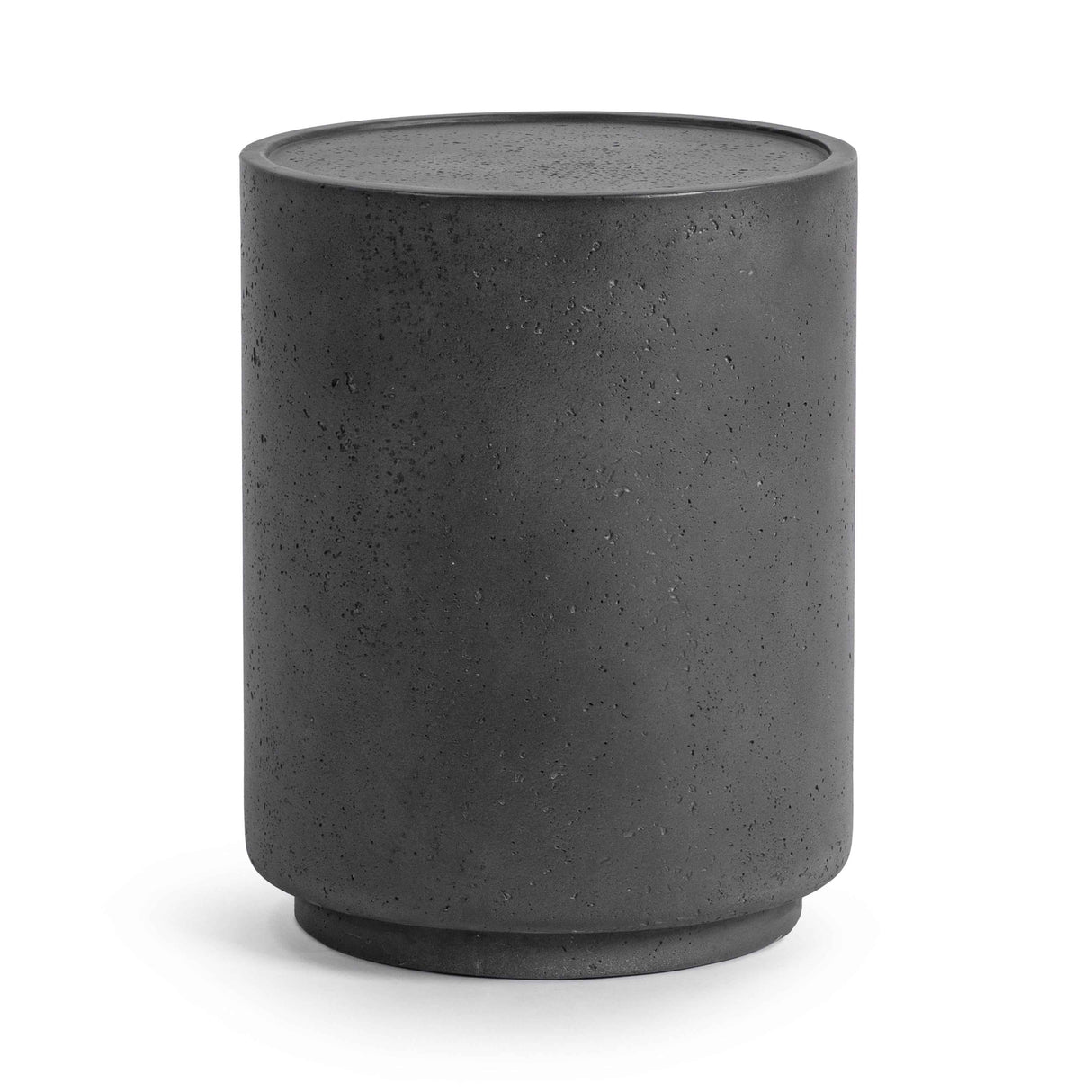 Darsa Dark Gray Round Outdoor Accent Table by Classic Home at Eve Furniture