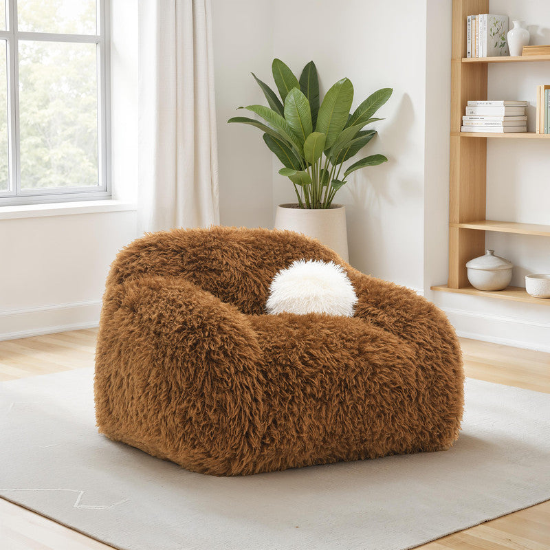 Darwen Camel Brown Swivel Chair by Furniture of America at Eve Furniture