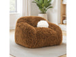 Darwen Camel Brown Swivel Chair by Furniture of America at Eve Furniture