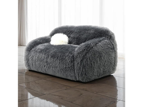 Darwen Dark Gray Loveseat by Furniture of America at Eve Furniture