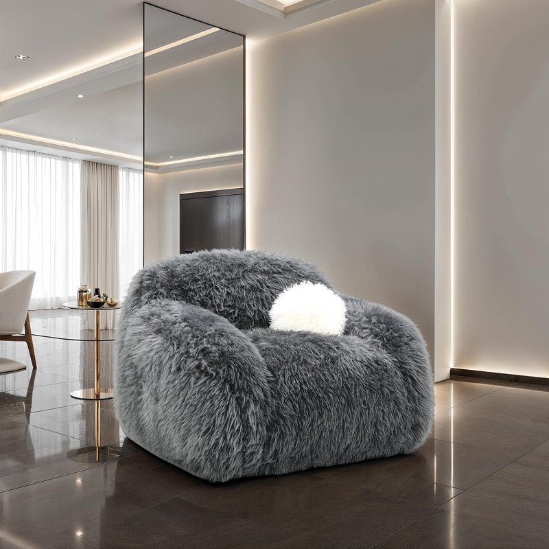 Darwen Dark Gray Swivel Chair by Furniture of America at Eve Furniture