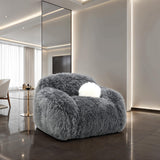 Darwen Dark Gray Swivel Chair by Furniture of America at Eve Furniture