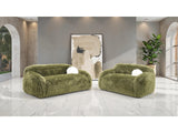 Darwen Green Sofa & Loveseat by Furniture of America at Eve Furniture