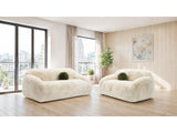 Darwen Sand Sofa & Loveseat by Furniture of America at Eve Furniture