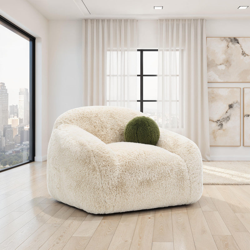 Darwen Sand Swivel Chair by Furniture of America at Eve Furniture