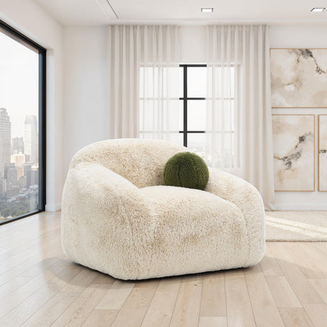 Darwen Sand Swivel Chair by Furniture of America at Eve Furniture