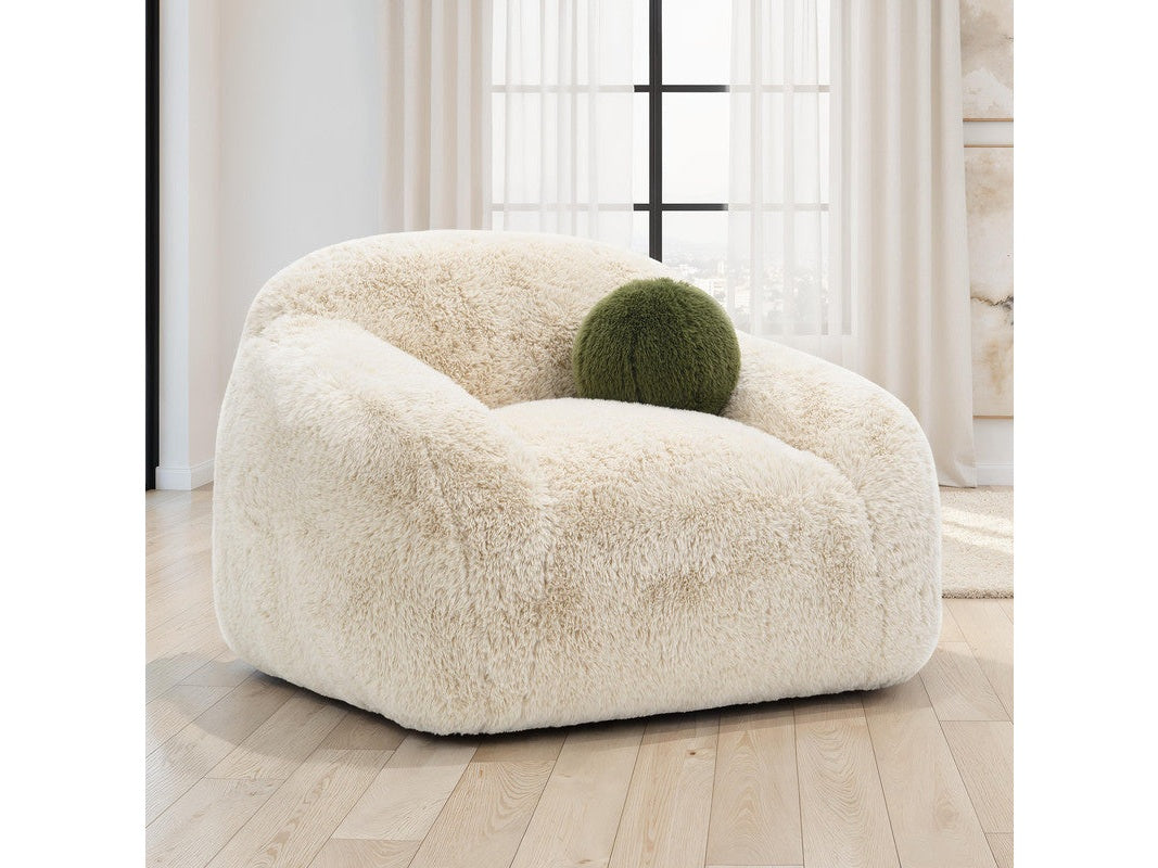 Darwen Sand Swivel Chair by Furniture of America at Eve Furniture