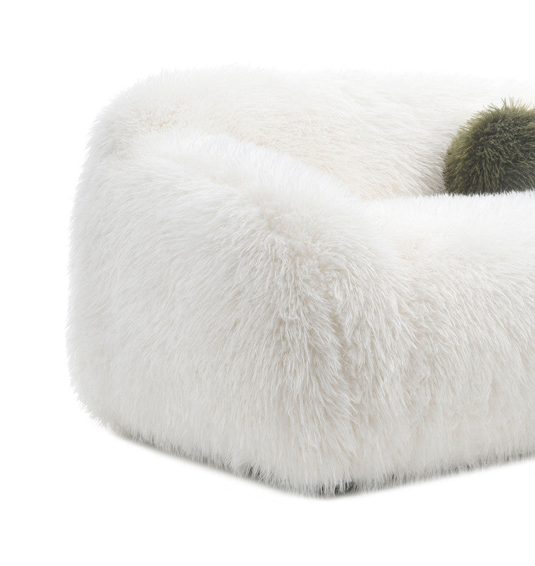 Darwen White Loveseat by Furniture of America at Eve Furniture