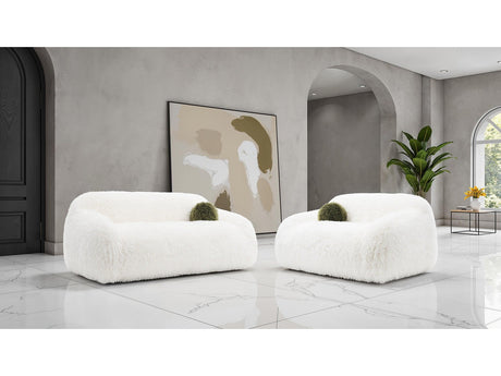 Darwen White Sofa & Loveseat by Furniture of America at Eve Furniture
