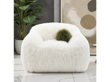 Darwen White Swivel Chair by Furniture of America at Eve Furniture