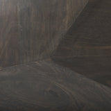 Darwin Brown Solid Wood Gold Metal Base 4 Cabinet Door Sideboard by Mercana at Eve Furniture