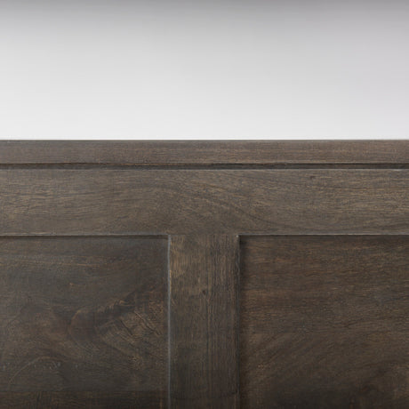 Darwin Dark Brown Wood 2 Door Accent Cabinet by Mercana at Eve Furniture