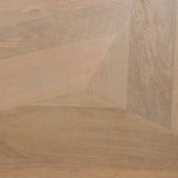 Darwin Light Brown Wooden 2 Door w/ 2 Shelves Accent Cabinet by Mercana at Eve Furniture