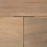 Darwin Light Brown Wooden 4 Door w/ 2 Shelves Sideboard by Mercana at Eve Furniture