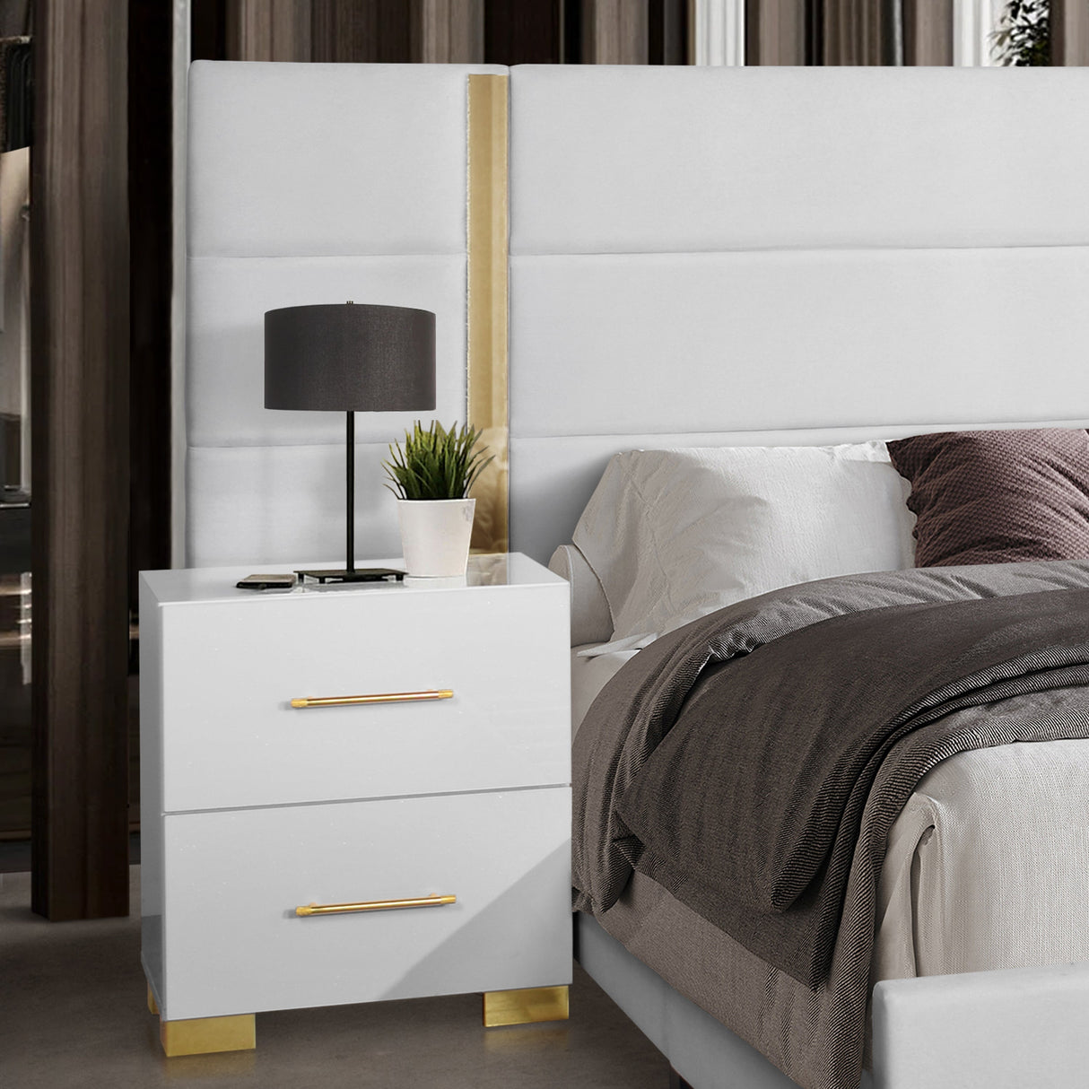 Darya White (Wings) Bedroom Set [special Price] by New Era Innovations at Eve Furniture
