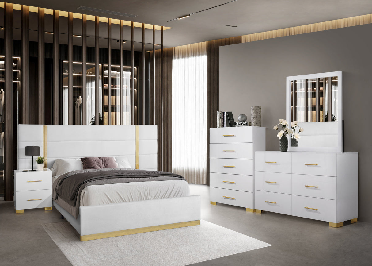 Darya White (Wings) Bedroom Set [special Price] by New Era Innovations at Eve Furniture