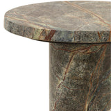 Daryna Side Table, Green by Dovetail at Eve Furniture
