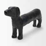 Dash Long Black Metal Dachshund Dog Object by Mercana at Eve Furniture
