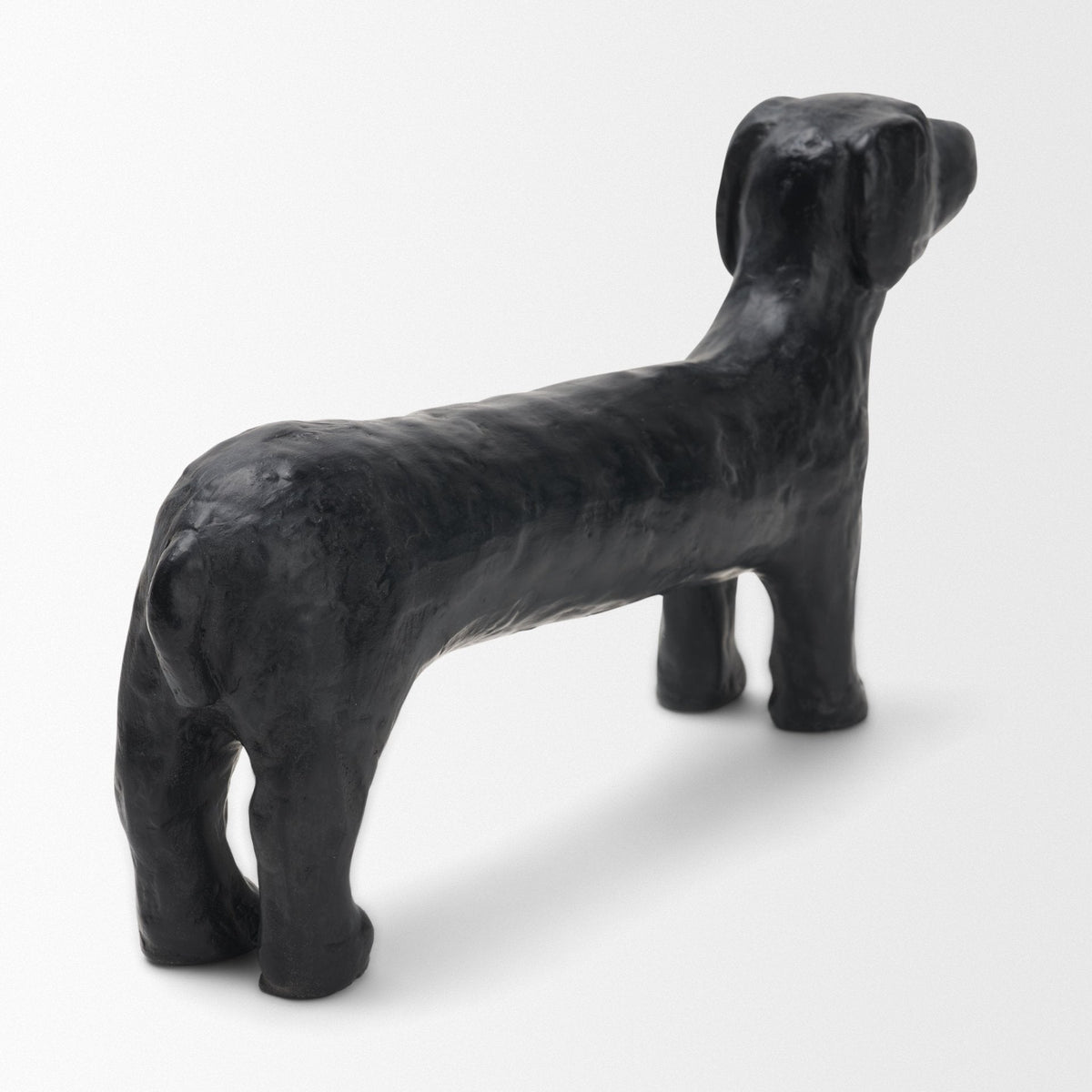 Dash Long Black Metal Dachshund Dog Object by Mercana at Eve Furniture