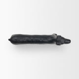 Dash Long Black Metal Dachshund Dog Object by Mercana at Eve Furniture