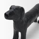 Dash Long Black Metal Dachshund Dog Object by Mercana at Eve Furniture