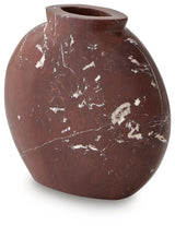 Dashner Red/White Vase by Ashley at Eve Furniture