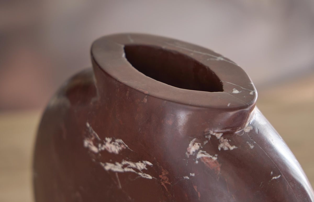 Dashner Red/White Vase by Ashley at Eve Furniture