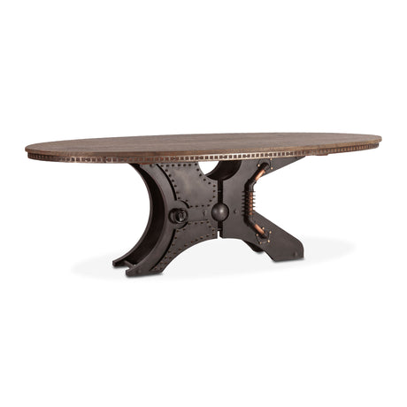 Dauphine 36" Round Bistro Table in Patagonia Marble with Black Base by Home Trends & Design at Eve Furniture