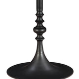Dauphine 36" Round Bistro Table in Patagonia Marble with Black Base by Home Trends & Design at Eve Furniture