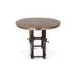 Dauphine 36" Round Bistro Table in Patagonia Marble with Black Base by Home Trends & Design at Eve Furniture