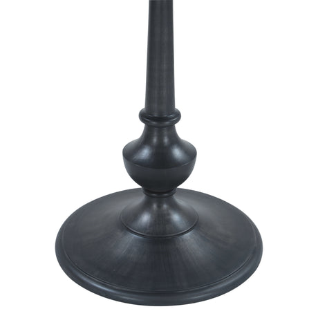 Dauphine 36" Round Bistro Table in Tronex Travertine with Antique Patina Base by Home Trends & Design at Eve Furniture