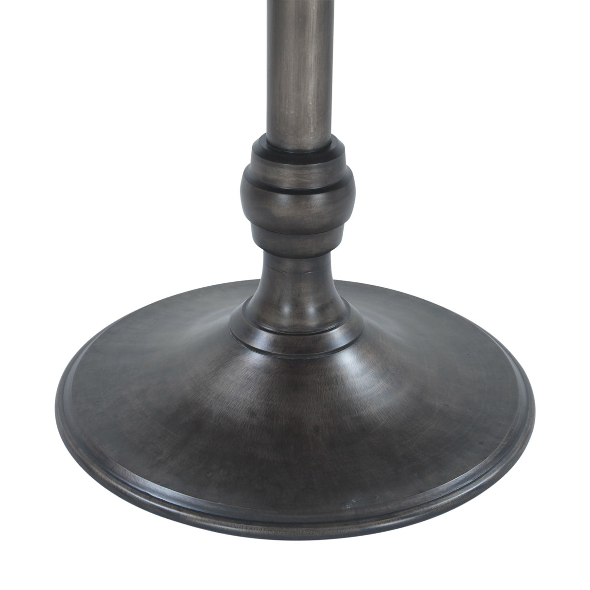 Dauphine 50" Round Dining Table in Dark Emperador Marble with Aged Brass Base by Home Trends & Design at Eve Furniture