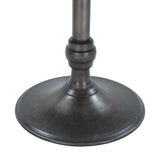 Dauphine 50" Round Dining Table in Dark Emperador Marble with Aged Brass Base by Home Trends & Design at Eve Furniture