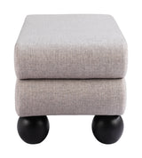 Davao Gray Bench by Zuomod at Eve Furniture