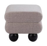 Davao Gray Ottoman by Zuomod at Eve Furniture
