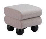 Davao Gray Ottoman by Zuomod at Eve Furniture