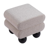 Davao Gray Ottoman by Zuomod at Eve Furniture